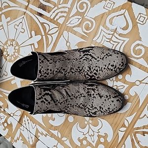 Snake skin me too  booties